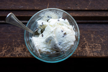 Bowl of ice cream