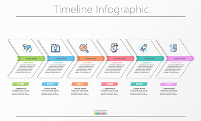 Obraz premium Business data visualization. timeline infographic icons designed for abstract background template milestone element modern diagram process technology digital marketing data presentation chart Vector