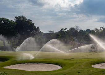 Irrigation of golf course