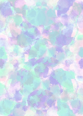 Blots and water spots abstract watercolor or ink painting on grunge paper texture.