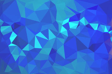 Obraz premium Elegant blue abstract polygon vector background