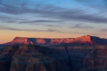Atardecer en el Gran Cañón