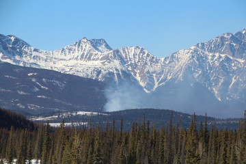 Smoke Rising, Jasper National Park, Alberta