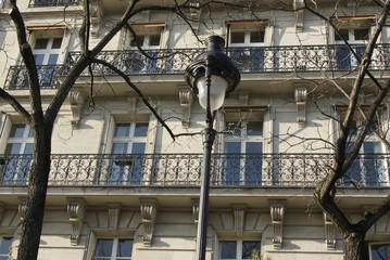 Fototapeta na wymiar batiment parisien