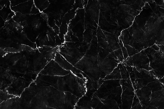 Black marble texture with natural pattern for background or design art work. Marble with high resolution