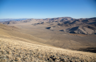 Fototapeta na wymiar remote valley in Western Mongolia