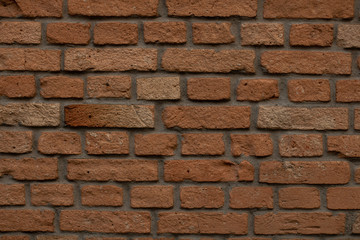 Obraz premium old red brick wall background