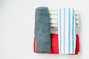 microfiber is composed of a roll on a white background