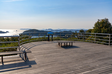 Fototapeta na wymiar [長崎県]船越展望台からの風景