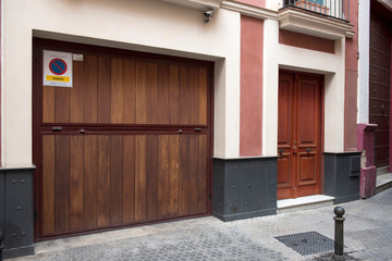 Fototapeta premium Closed And Locked Door