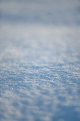 snow texture with perspective or winter white background in blue tone