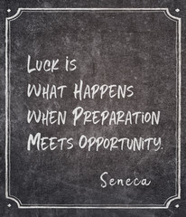 meets opportunity Seneca quote