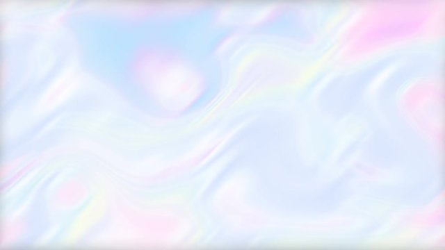 Trendy light abstract holographic background. Looped 4K motion graphic.