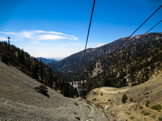 Aerial Tram Ride Between Mountain Tops - Cable cars