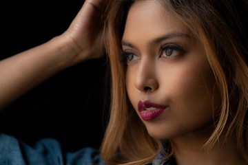 Fototapeta premium Piękny model azjatycki młoda dama - z bliska