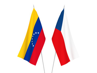Czech Republic and Venezuela flags