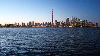 Obraz premium Toronto Skyline from the Islands