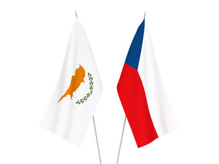 Czech Republic and Cyprus flags