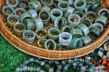 Many jade rings there is a meaning in the best. Peaceful prosperity wealth rich Chinese people...