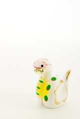 白蛇 蛇 ヘビ 干支 縁起物