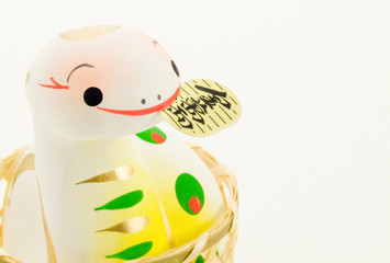 白蛇 蛇 ヘビ 干支 お正月