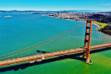 Golden Gate Bridge from above.. Amazing DJI Mavic 2 Photos