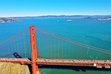 Golden Gate Bridge from above.. Amazing DJI Mavic 2 Photos