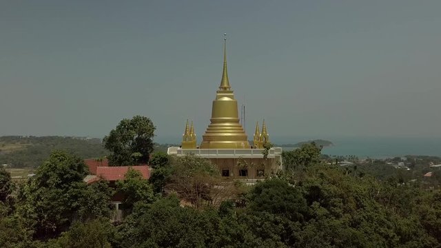 Temple Wat Khao Hua Juk 4- koh samui - Thailand - Drone scene