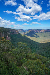 Fototapeta na wymiar govetts leap lookout, blue mountains, australia 2