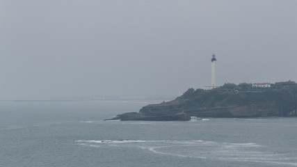 Lighthouse of Biarritz, in Biarritz, France