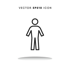 Lonely vector icon