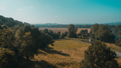 Obraz premium Countryside near Saint-Jean-Pied-de-Port, France