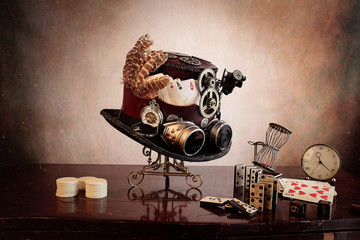 Steampunk gioco delle carte