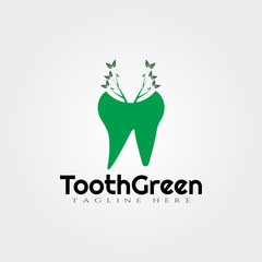 Tooth vector logo design,human dental icon