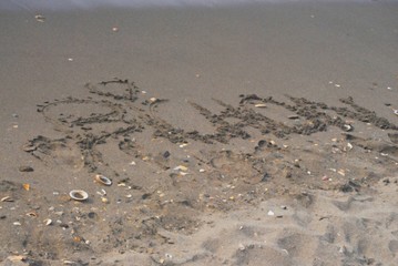 Déclaration dans le sable