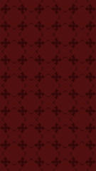 Ornate geometric pattern and two-tone abstract background