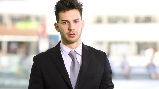 Businessman accusing you to be late