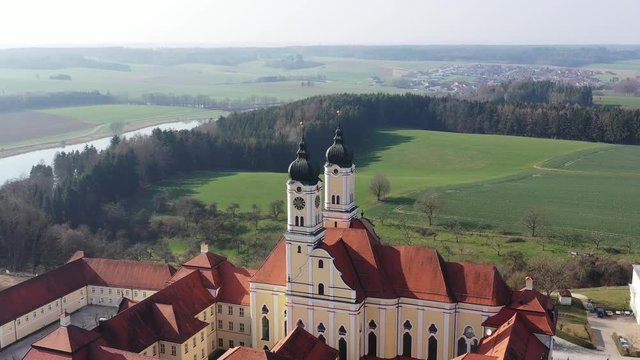 Kloster Roggenburg von oben