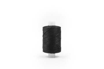 black threads on the white background
