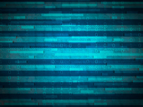 blauer Hintergrund digital