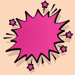 Spiky Blank Fight and Screaming Angry Speech Bubble with Thick Dark Outline Design business Empty copy space text for Ad website promotion isolated Banner template © Zofia