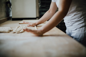 Brezel backen