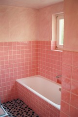 rosa badezimmer