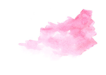 Magenta watercolor gradient background.Paint on wet paper.Background for texts and design