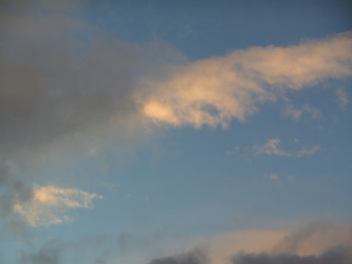 Fototapeta na wymiar Wolken Trüber Himmel