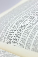 Fototapeta premium close up of a book