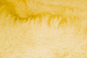 inked watercolor stain yellow