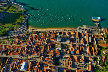 Küste von Trafaria und Lissabon Luftbilder - DJI Mavic 2 Drohne