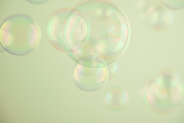 The beautiful colorful bubbles background textures