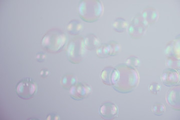 The beautiful colorful bubbles background textures